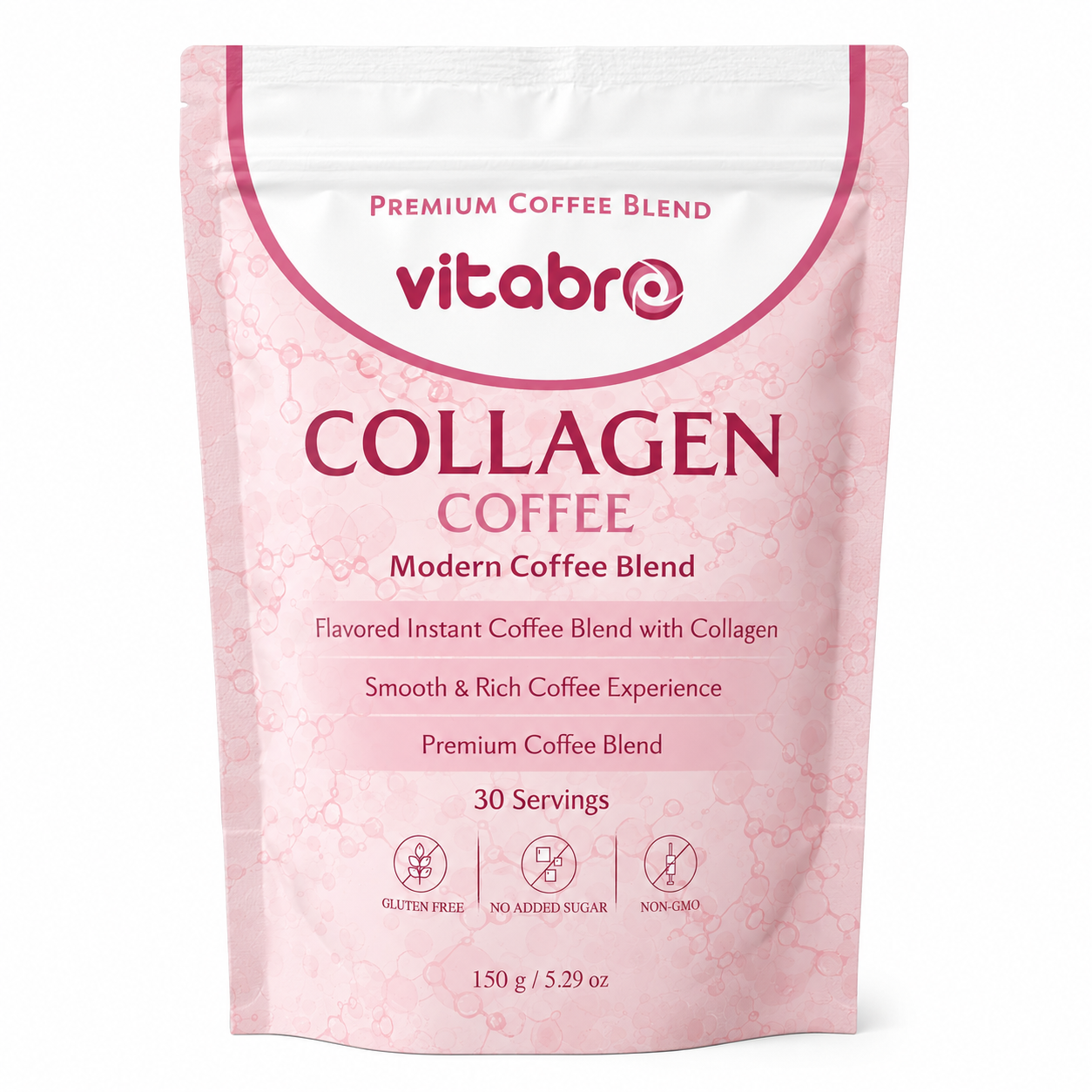 Vitabro Collagen Coffee 150 g - 30 Servis Şekersiz Kolajen Kahve Karışımı