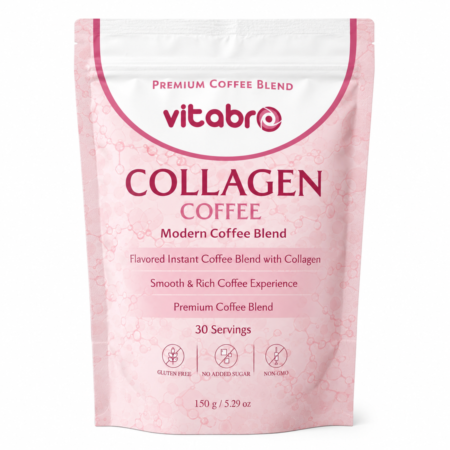Vitabro Collagen Coffee 150 g - 30 Servis Şekersiz Kolajen Kahve Karışımı