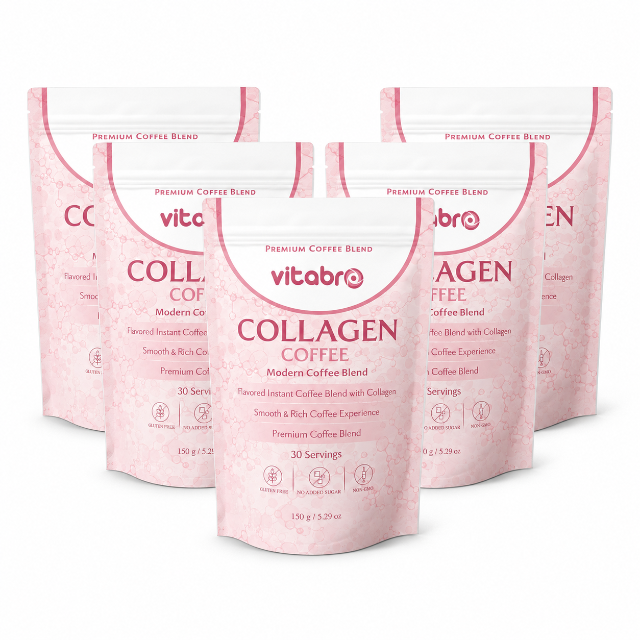 Vitabro Collagen Coffee 150 g - 30 Servis Şekersiz Kolajen Kahve Karışımı