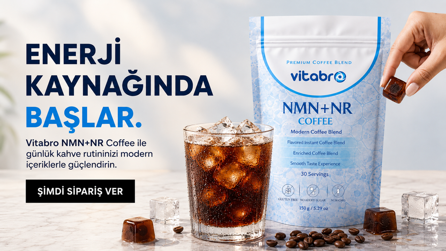 Vitabro NMN NR Coffee enerji kaynağında başlar